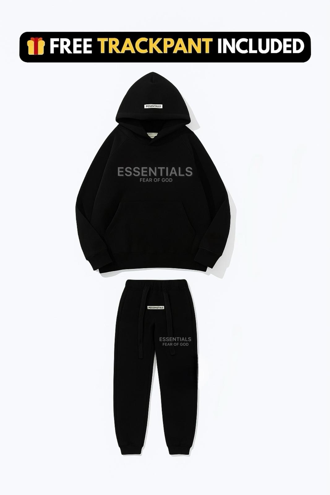 ESSENTIALS HOODIE + FREE TRACK PANTS (TODAY ONLY)